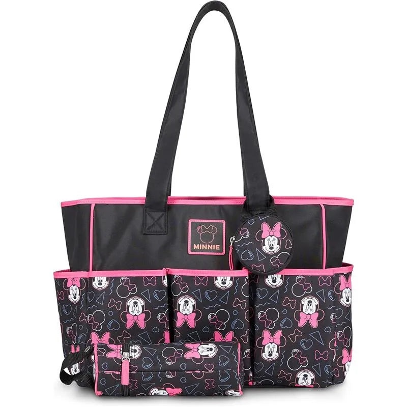 Cudlie – Minnie Multi Pc Set Toss Print Diaper Bag