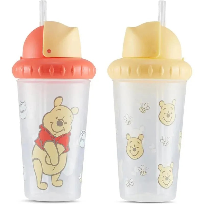 Cudlie – Winnie The Pooh 2 Pk Straw, Sippers-Bees
