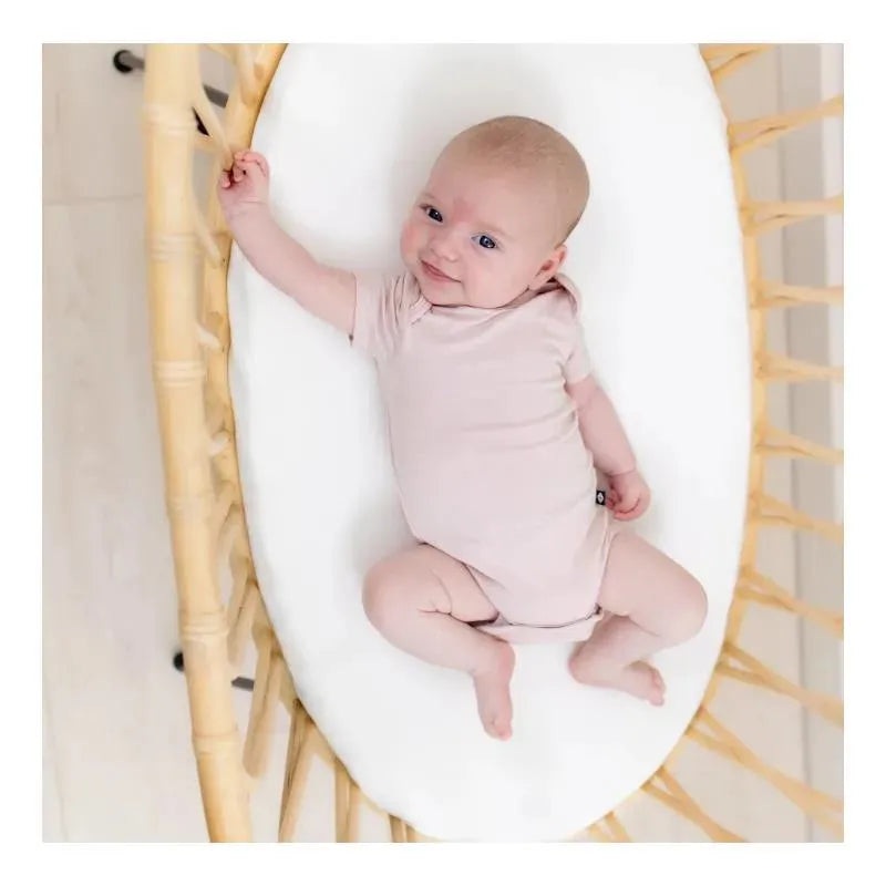Kyte Baby – Baby Neutral Bodysuit In Blush