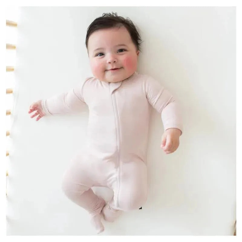 Kyte Baby – Baby Zippered Footie In Blush