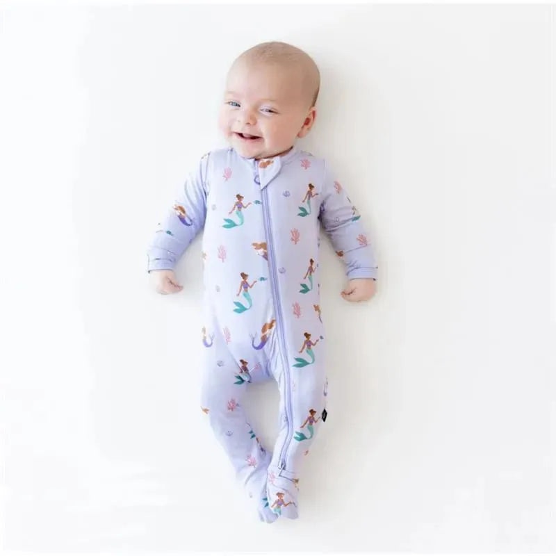 Kyte Baby – Baby Zippered Footie In Mermaid