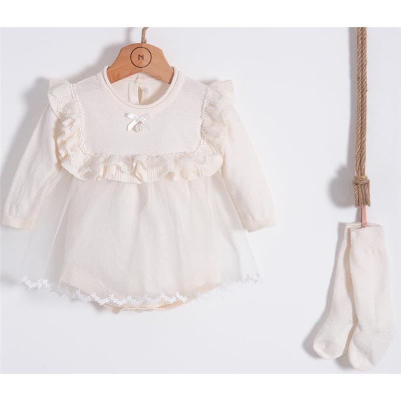Nipperland – Baby Knitted Special Lace Cream