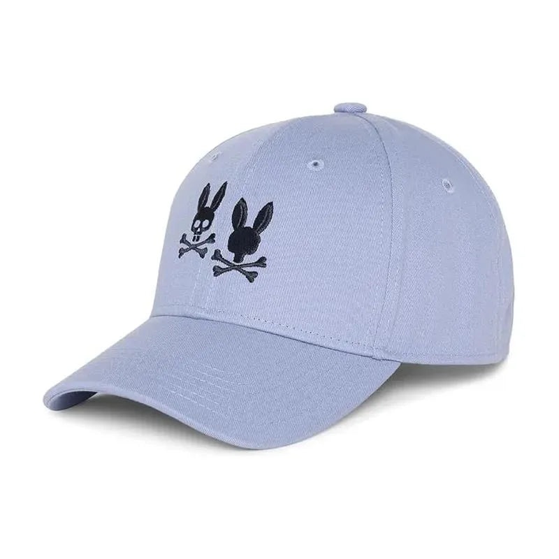 Psycho Bunny – Tilden Embroidered Bunny Baseball Cap, Tempest
