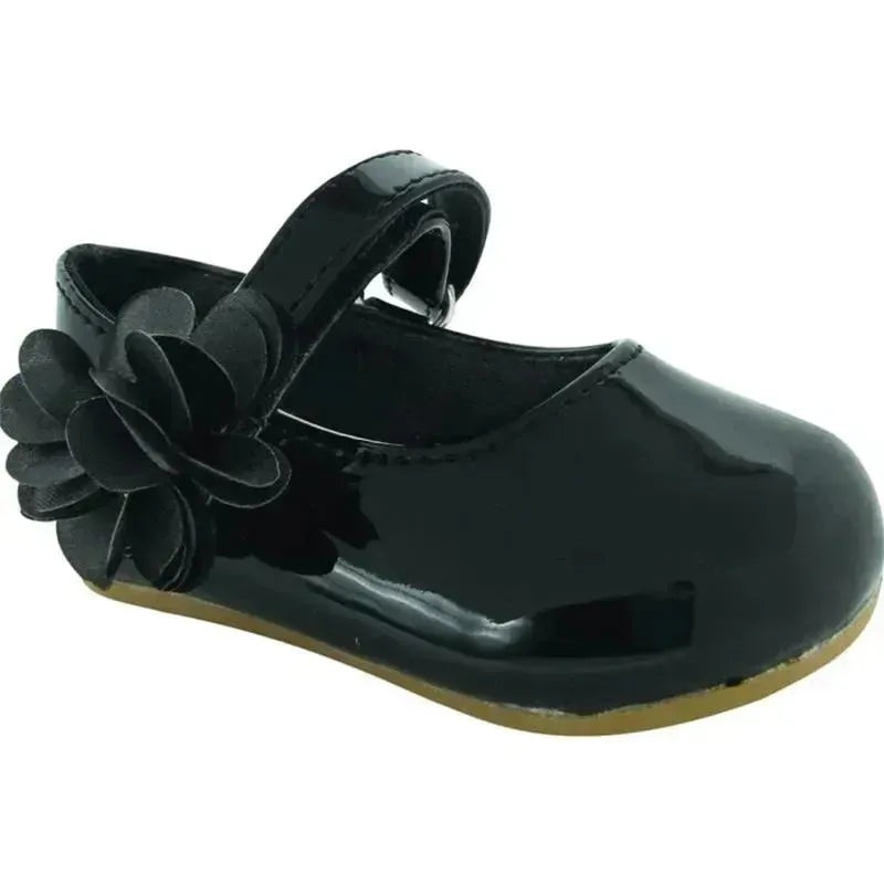 Baby Deer – Baby Gril Black Shoes Linley