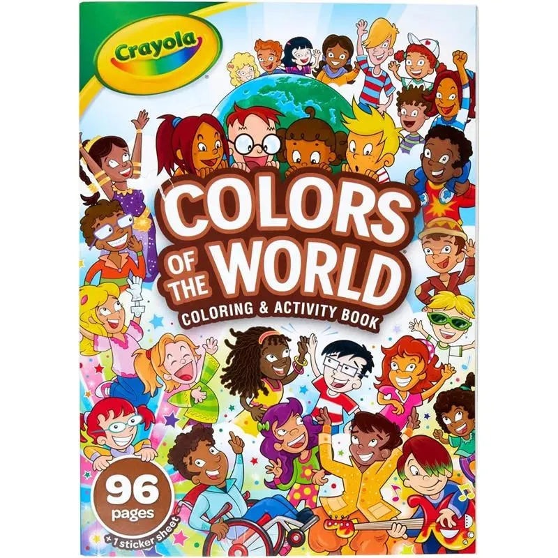 Crayola – 96-Page Coloring Book, Colors Of The World