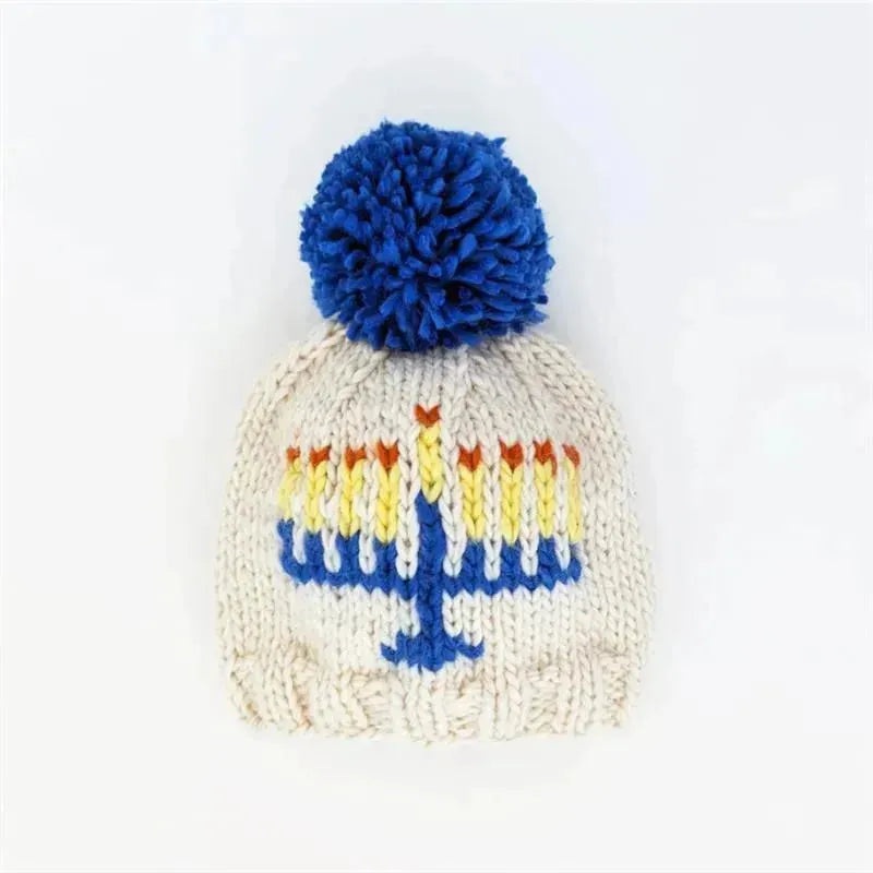 Huggalugs – Menorah Beanie Hat For Baby & Kids