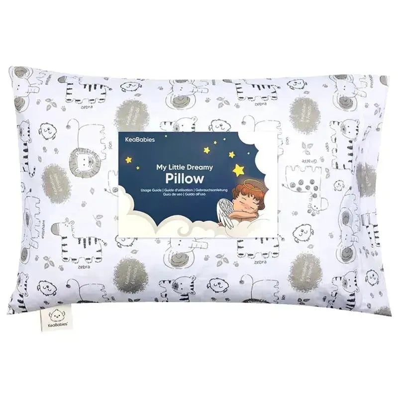 Keababies – 13X18 Toddler Pillow With Pillowcase, Keasafari