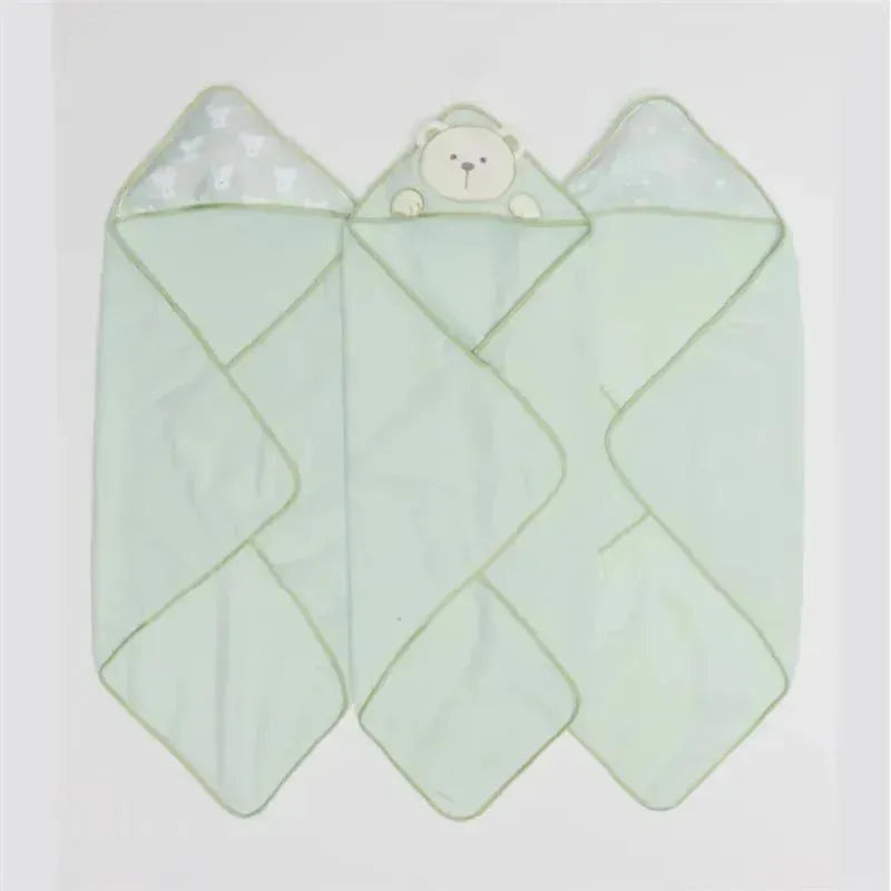 Piccolo Bambino – 3Pk Hooded Towel Green