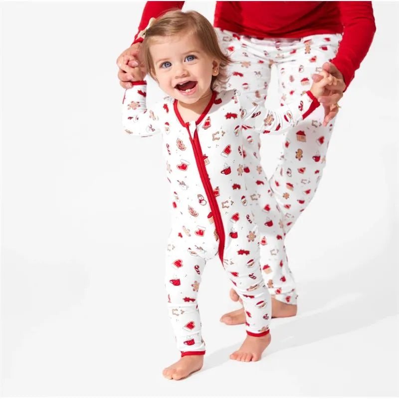 Bellabu Bear – Christmas Cookies Bamboo Convertible Footie