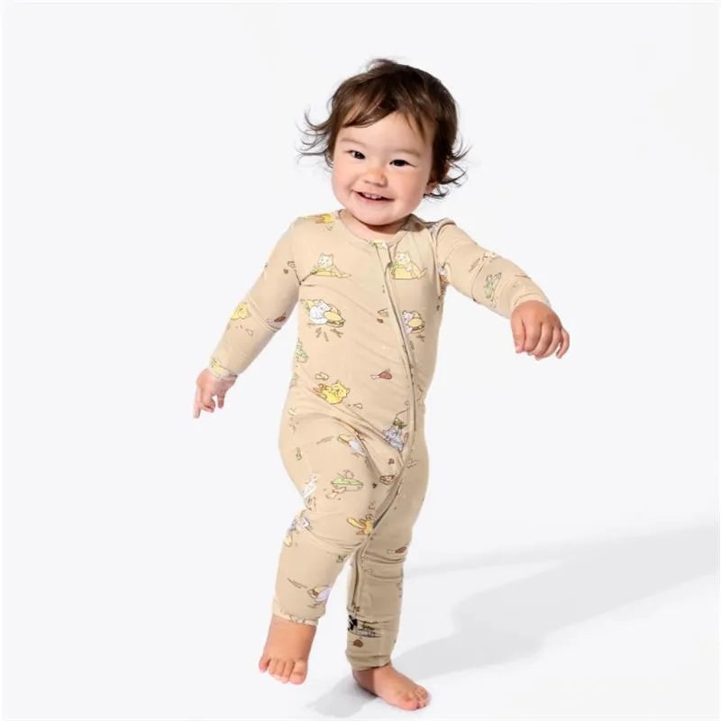 Bellabu Bear – Toddler Sushi Cat Kids Bamboo Footie