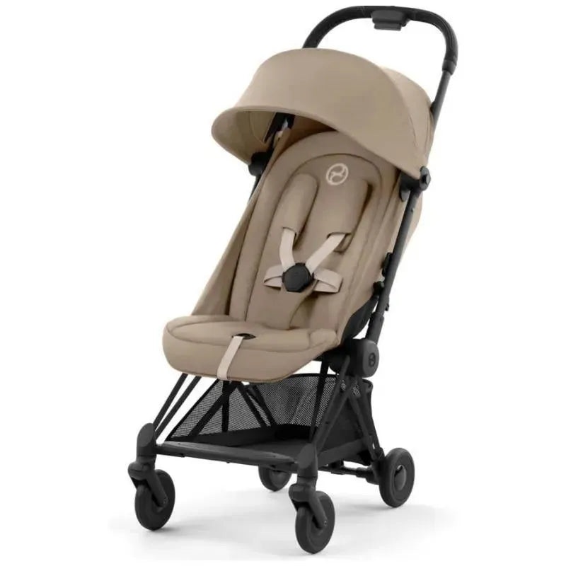 Cybex – Coya Compact Stroller, Matte Black/Cozy Beige