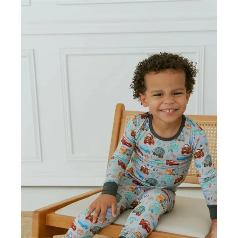Ellie Sue – Baby Cars Bamboo Pajama Set
