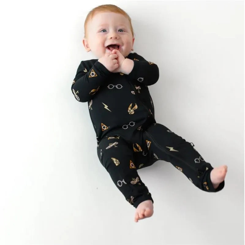 Kyte Baby – Zippered Romper Midnight Icon Harry Potter