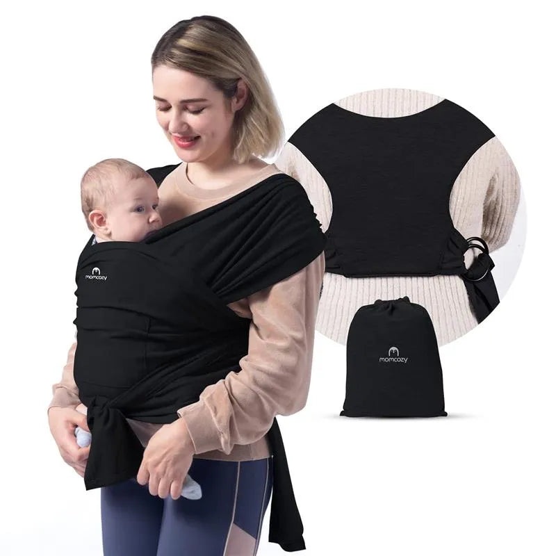 Momcozy – Baby Wrap Carrier, Black