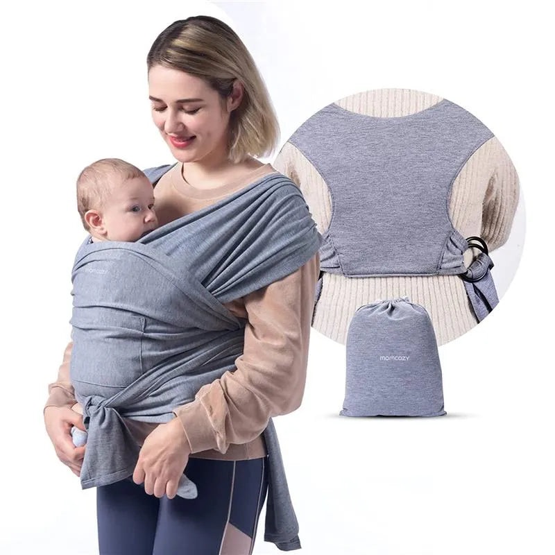 Momcozy – Baby Wrap Carrier, Grey