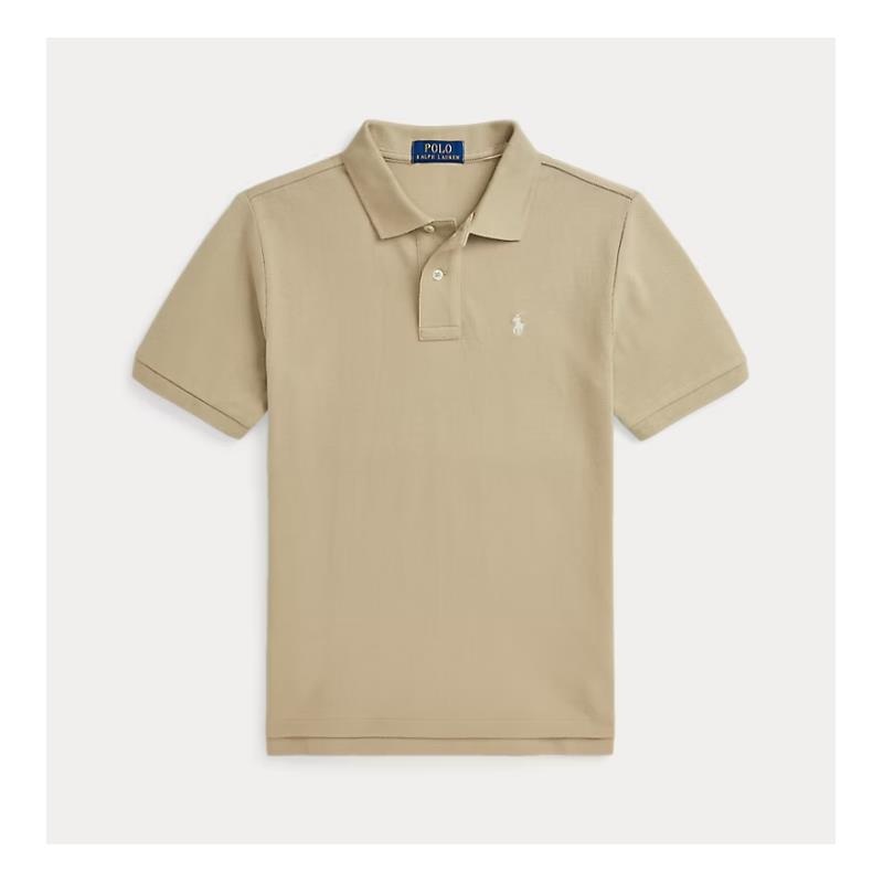 Ralph Lauren Baby – Boy Performance Jersey Polo Shirt, Beige