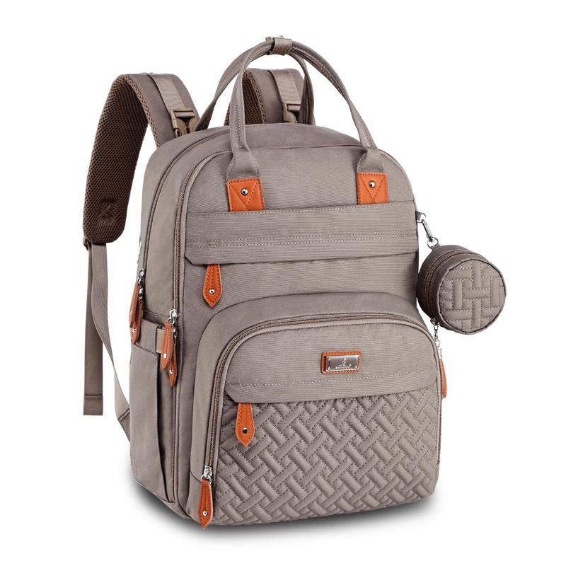 BabbleRoo – Travel Essentials Baby Bag with Changing Pad, Khaki