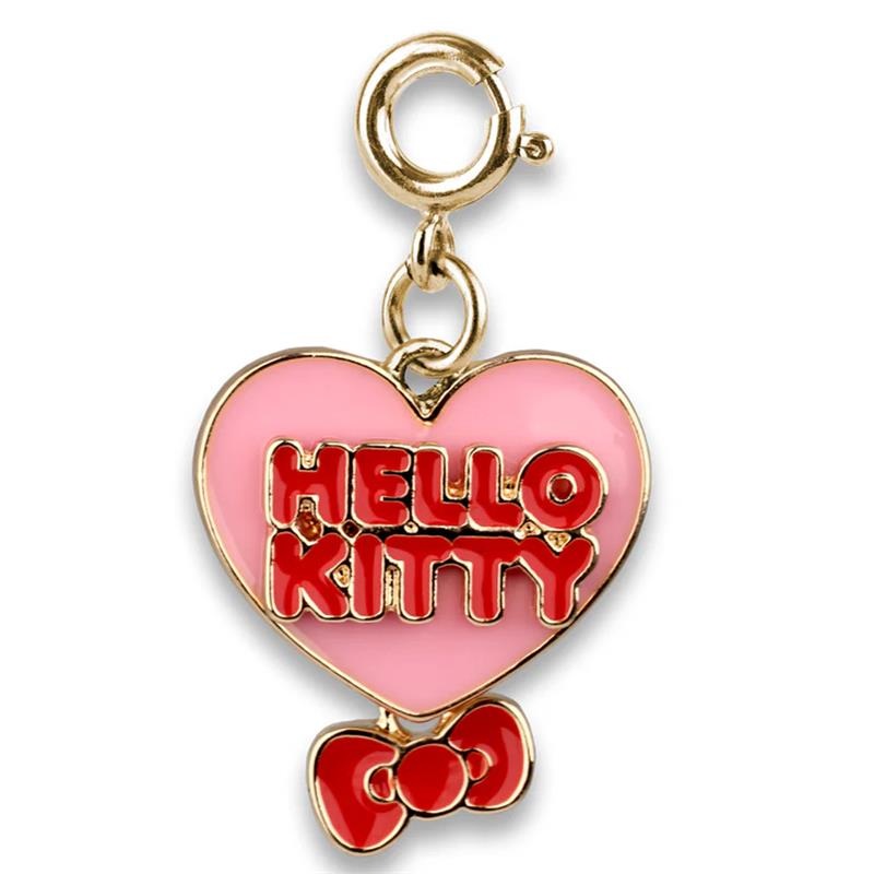 Charm It! – Gold Classic Hello Kitty Heart Charm