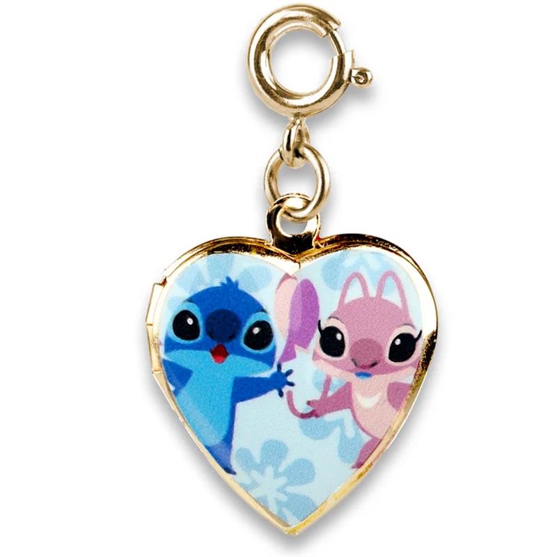 Charm It! – Gold Stitch & Angel Locket Charm