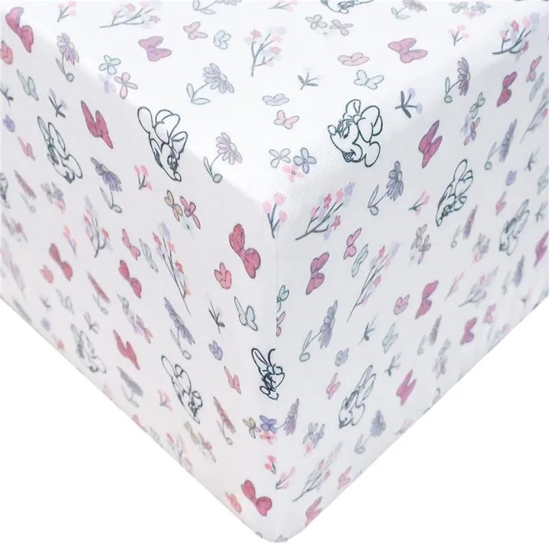 Copper Pearl – Disney Minnie Mouse’s Bowquet Premium Crib Sheet