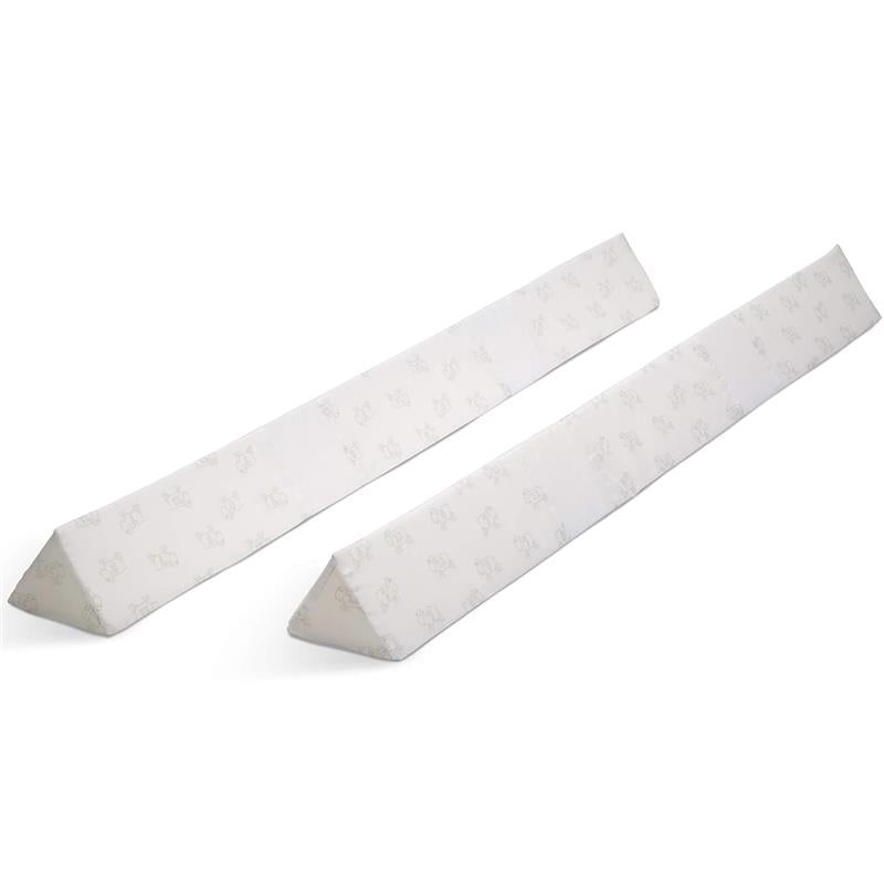 Delta – Perfect Sleeper Extra Long Foam Bedrail Bumper – 2Pk, White