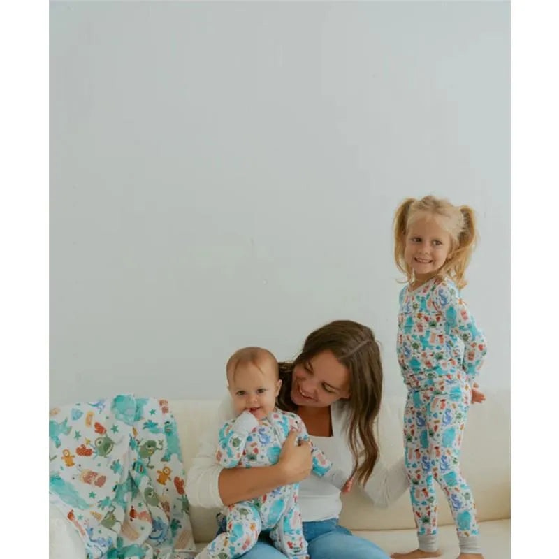 Ellie Sue – Baby Monsters Zipper Romper