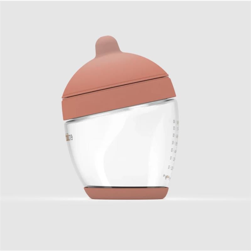 Emulait – Glass Classic Bottle Nipple Color Medium, Nipple Shape 2