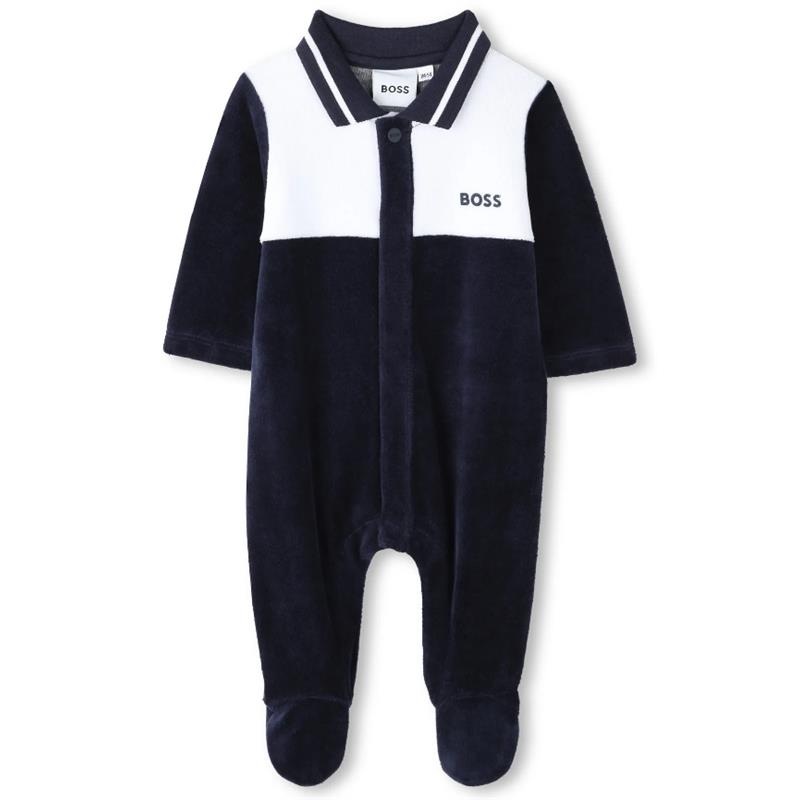 Hugo Boss Baby – Baby Boy Polo Footie, Navy
