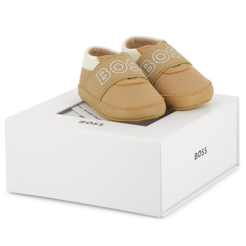 Hugo Boss Baby – Baby Neutral Slippers Sneaker, Beige