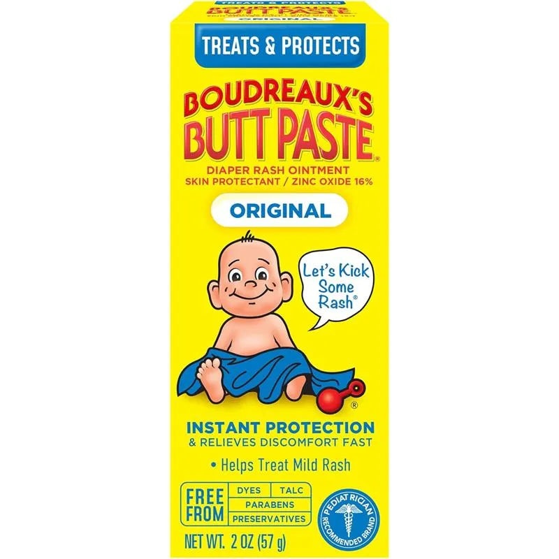 Boudreaux’s Butt Paste – Original Diaper Rash Cream, Ointment for Baby