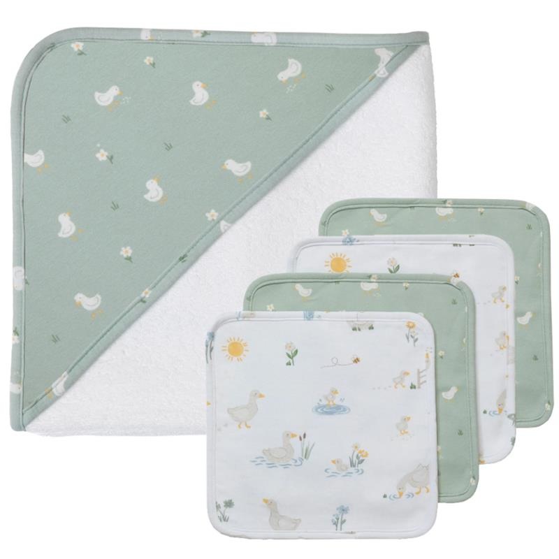 Living Textiles – 5Pk Goosey Goosey Bath Gift Set