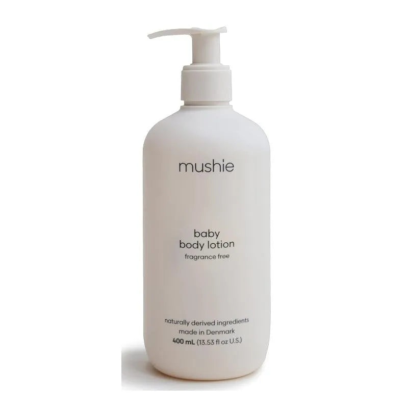 Mushie – Baby Organic Body Lotion, 13.53 fl Oz (Fragrance Free)