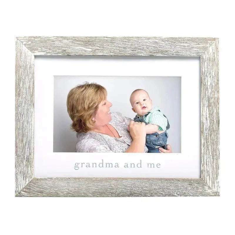 Pearhead Grandma And Me Frame, Grandmother Gift, Rustic Frame Me & Grandma Gift