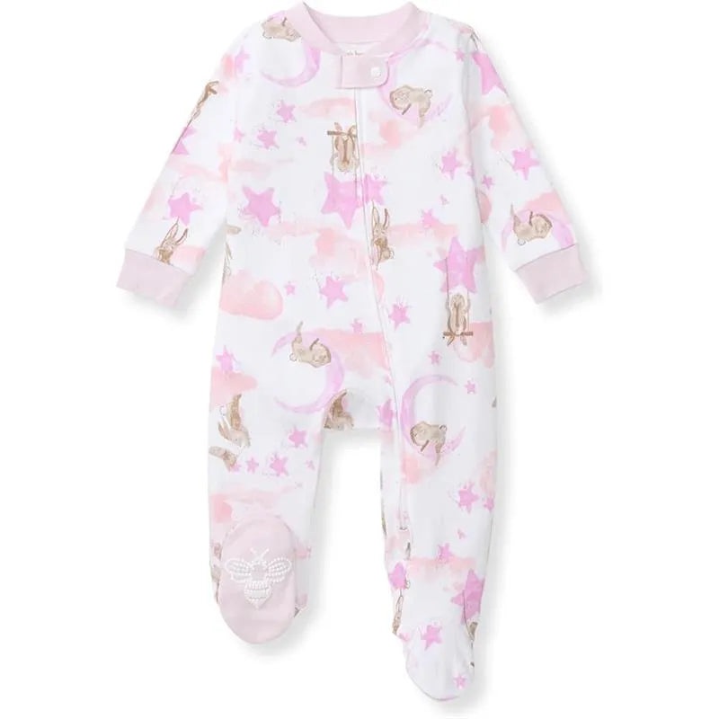Burts Bees – Baby Girl Stardust Bunnies Sleep & Play, Crocus