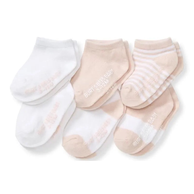 Burts Bees – Set Of 6 Multi Ankle Socks Ranunculus
