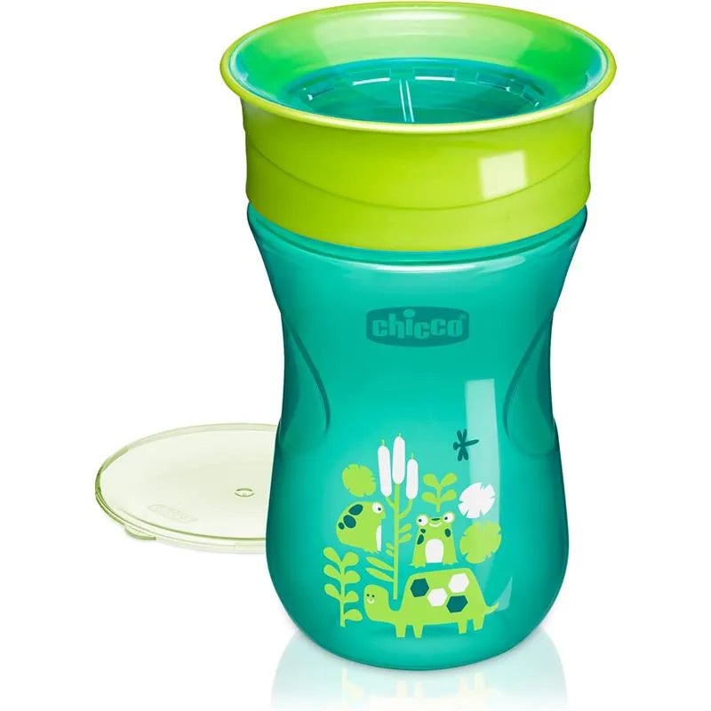Chicco – 360 Spoutless Rim Trainer Sippy Cup 9M+ | Green