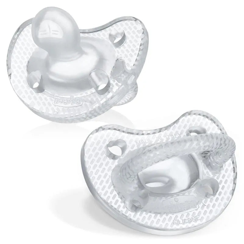Chicco – Physioforma Luxe Pacifier 6-16M, Crystal Clear