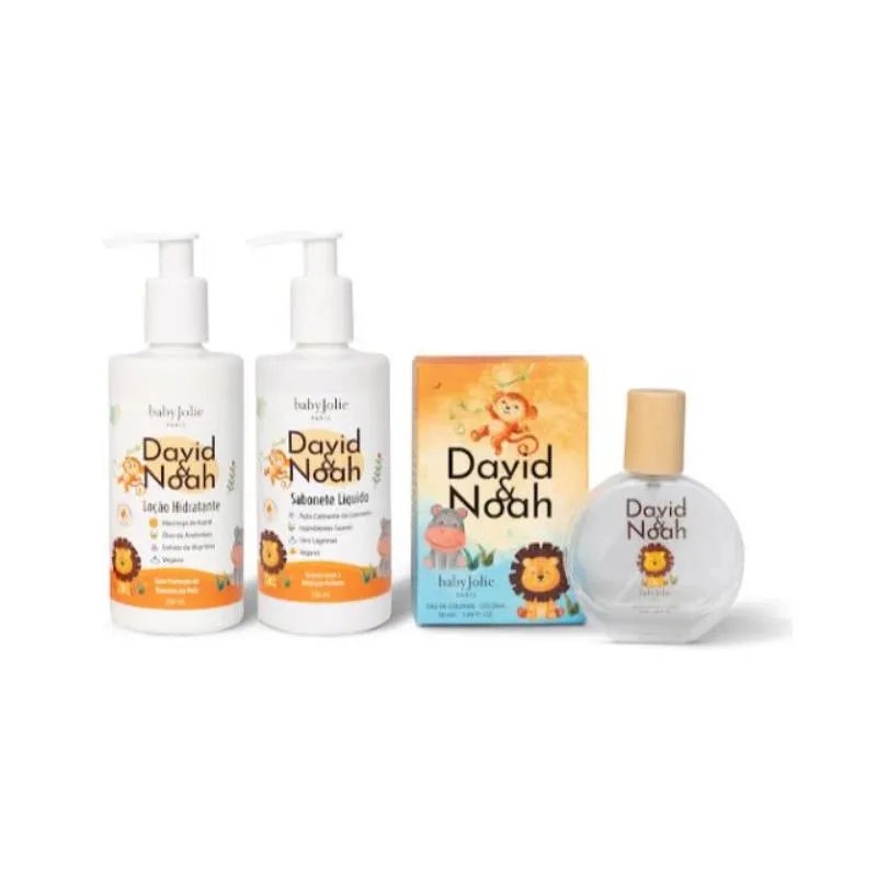 David & Noah By Baby Jolie – Lotion + Body Wash + Perfume Bundle