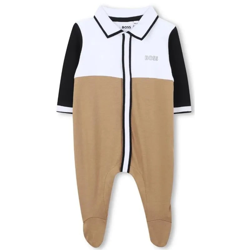 Hugo Boss Baby – Boy Polo Footie Beige