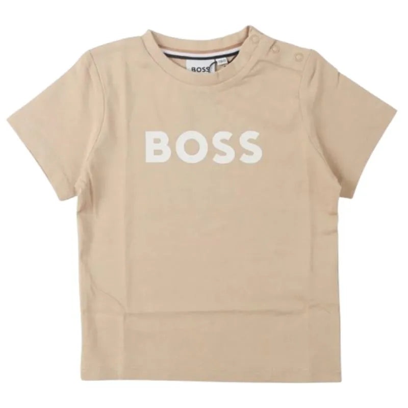 Hugo Boss Baby – Boy Short Sleeves Tee-Shirt Beige