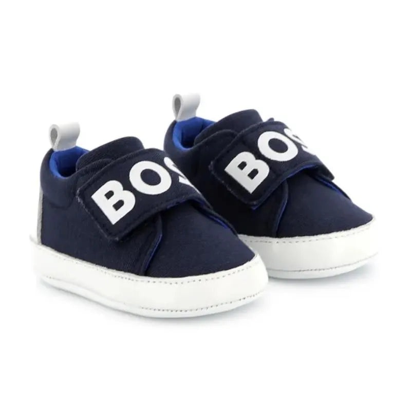 Hugo Boss Baby – Boy Slippers Navy With Boss Logo