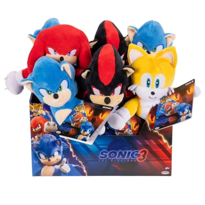 Jakks – Sonic 3 Movie 1pk Basic Plush (Figures May Vary)