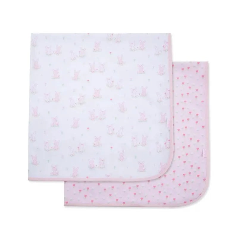 Little Me – 2Pk Cuddly Receiving Blankets