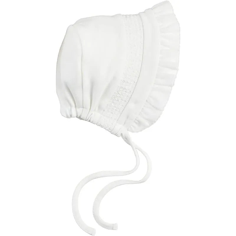 Mud Pie – Children’s Ivory Smocked Bonnet
