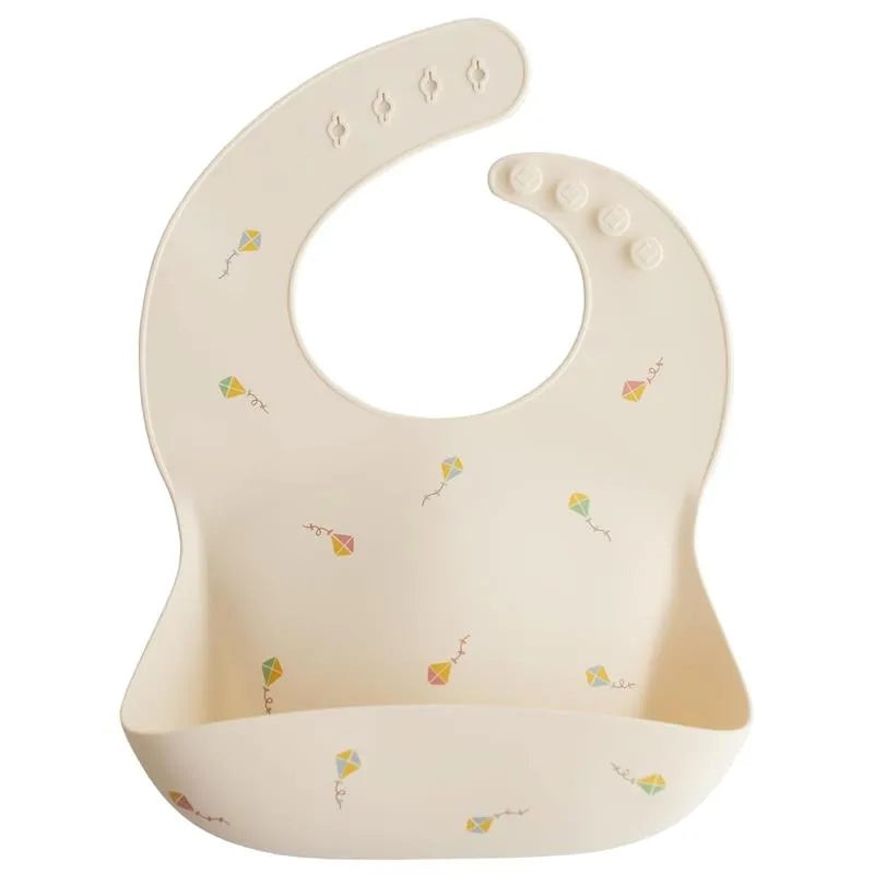 Mushie – Silicone Baby Bib, Kites