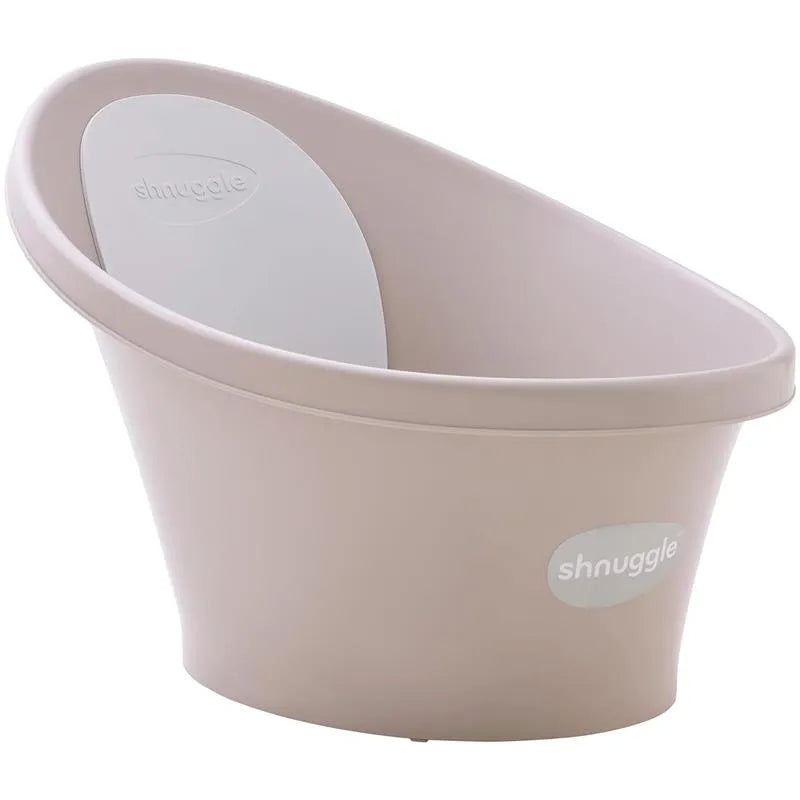 Shnuggle – Newborn Baby Bath With Plug, Taupe