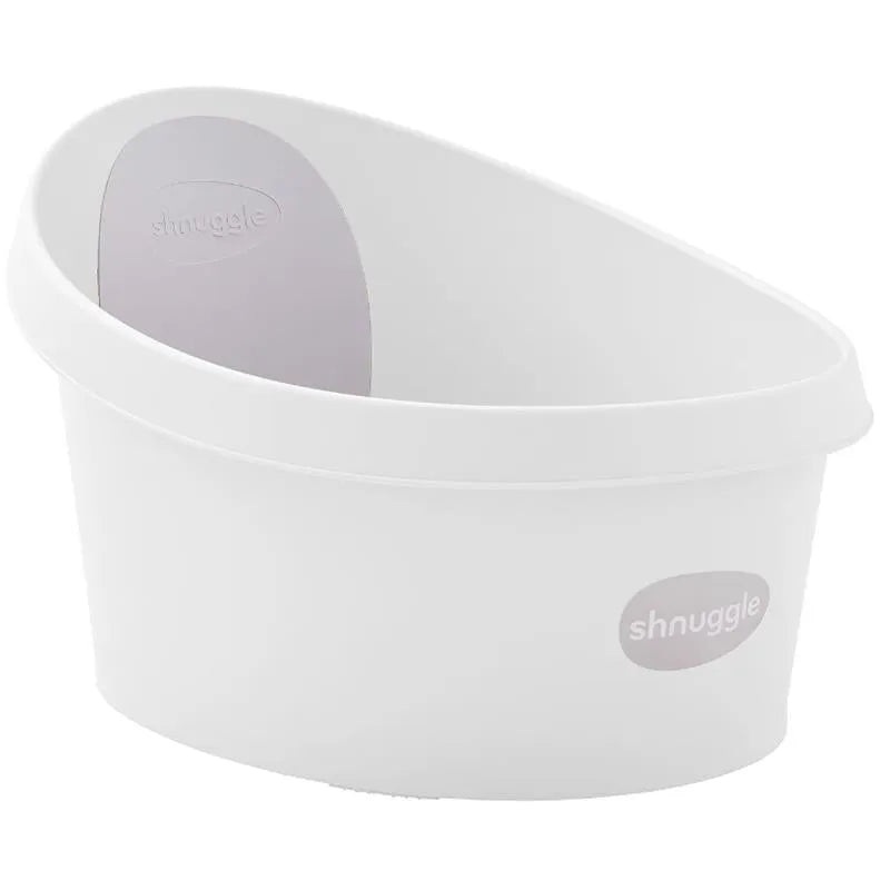 Shnuggle – Toddler Bath Tub, White & Grey
