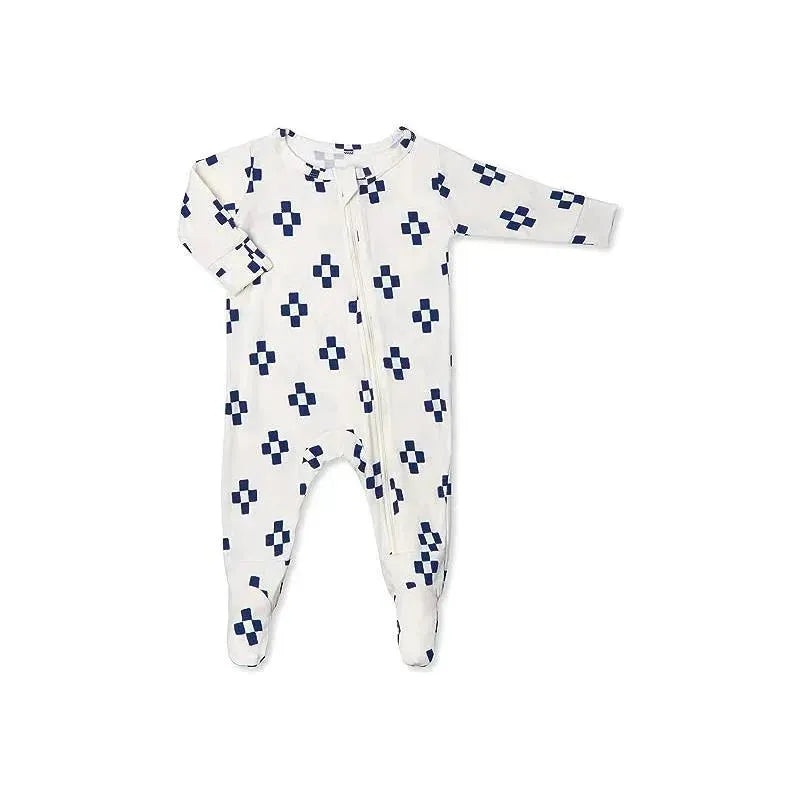 Everly Grey – Baby Neutral Footie, Navy