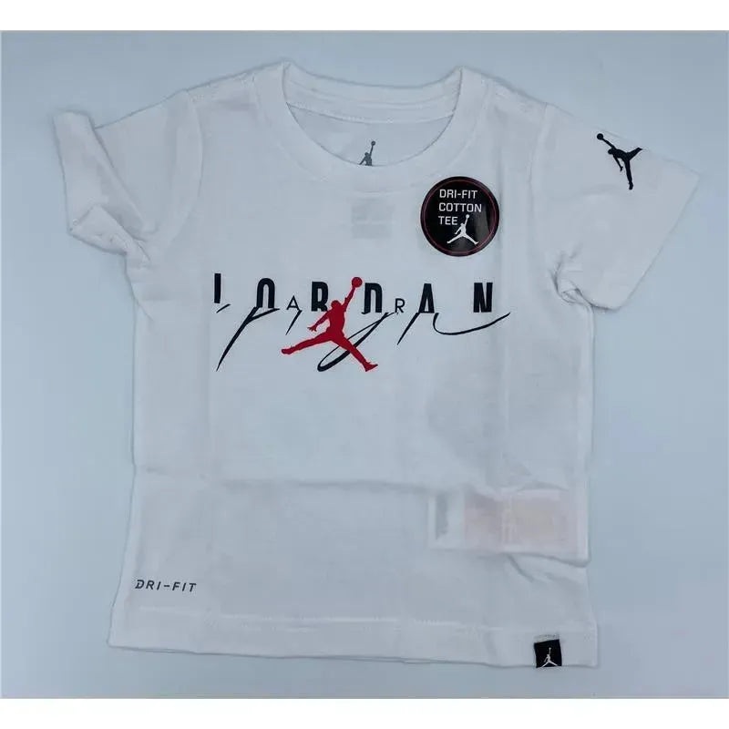 Haddad – Toddler Tshirt Jordan Logo – White