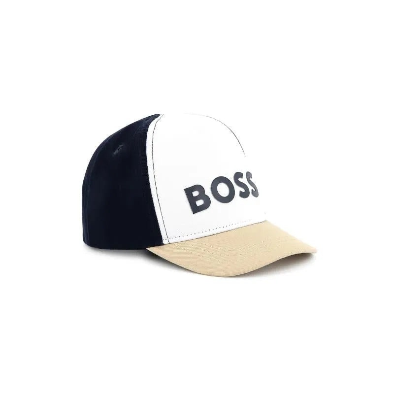 Hugo Boss Baby – Boy Cap, Beige & Navy With Logo